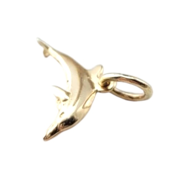 14 Karat Yellow Gold Dolphin Charm Pendant #20890 - Picture 3 of 10